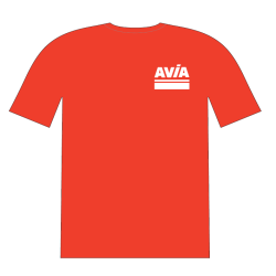 T-SHIRT 160g + LOGO AVIA