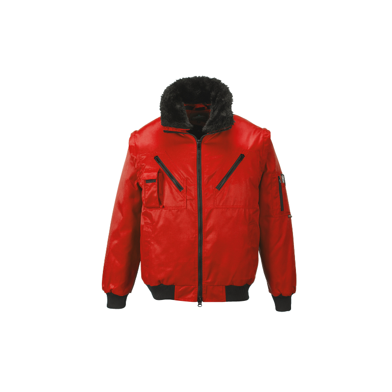 BLOUSON PILOT + LOGO AVIA COEUR