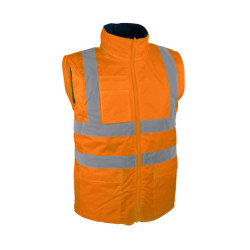 PARKA HV 4 EN 1 RIBIERE LOGO  2 POITRINE + 2 DOS