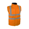 PARKA HV 4 EN 1 RIBIERE LOGO  2 POITRINE + 2 DOS