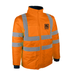 PARKA HV 4 EN 1 RIBIERE LOGO  2 POITRINE + 2 DOS