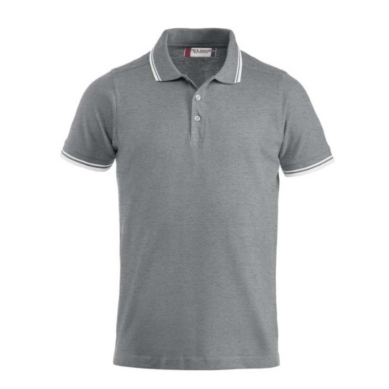 POLO MC UNISEXE AVEC LISERE LE NOUVEAU PAYSAGE
